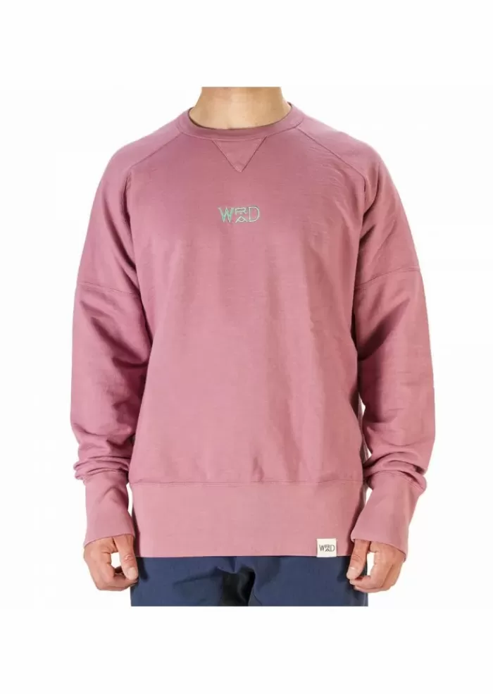 Shop Abbigliamento Unisex Felpa 100% Cotone Organico Rosa Anguria Felpe