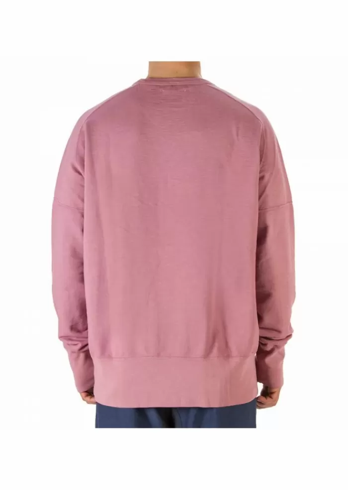 Shop Abbigliamento Unisex Felpa 100% Cotone Organico Rosa Anguria Felpe