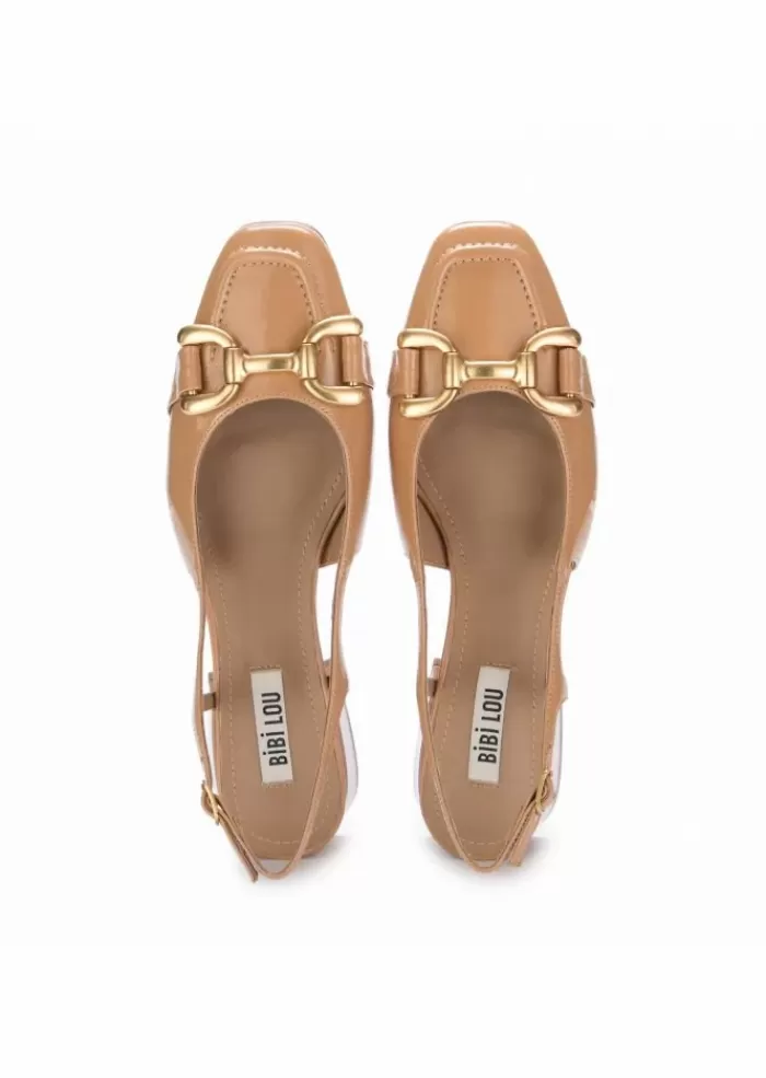 Store | Sandali Chanel Carol Marrone Cammello Tacco