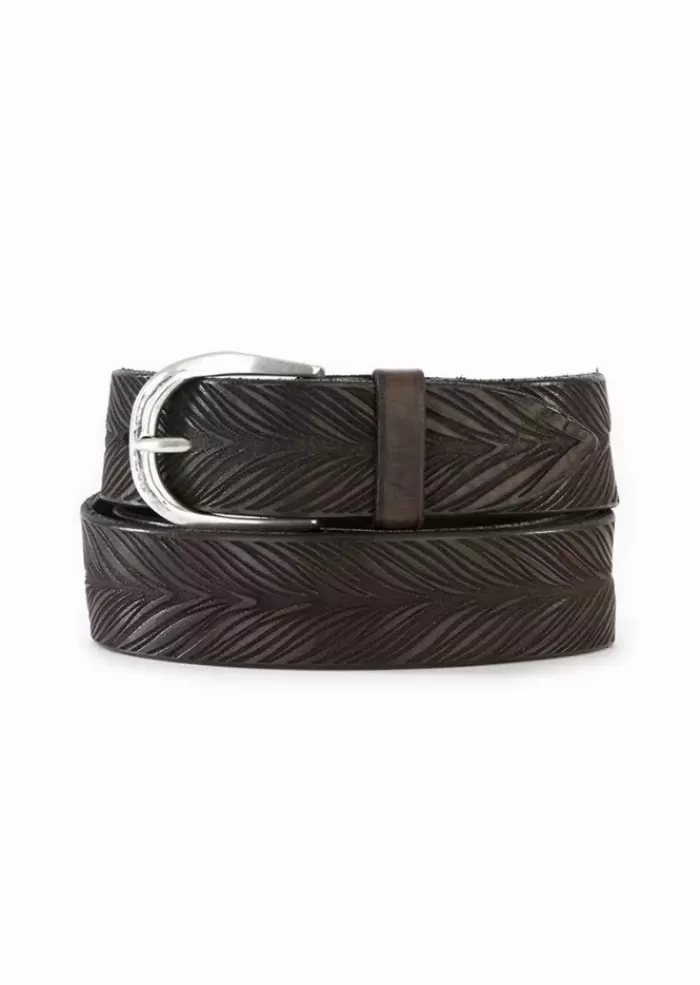 Store Cintura Uomo | U07861 Stain Marrone Ebano Cinture