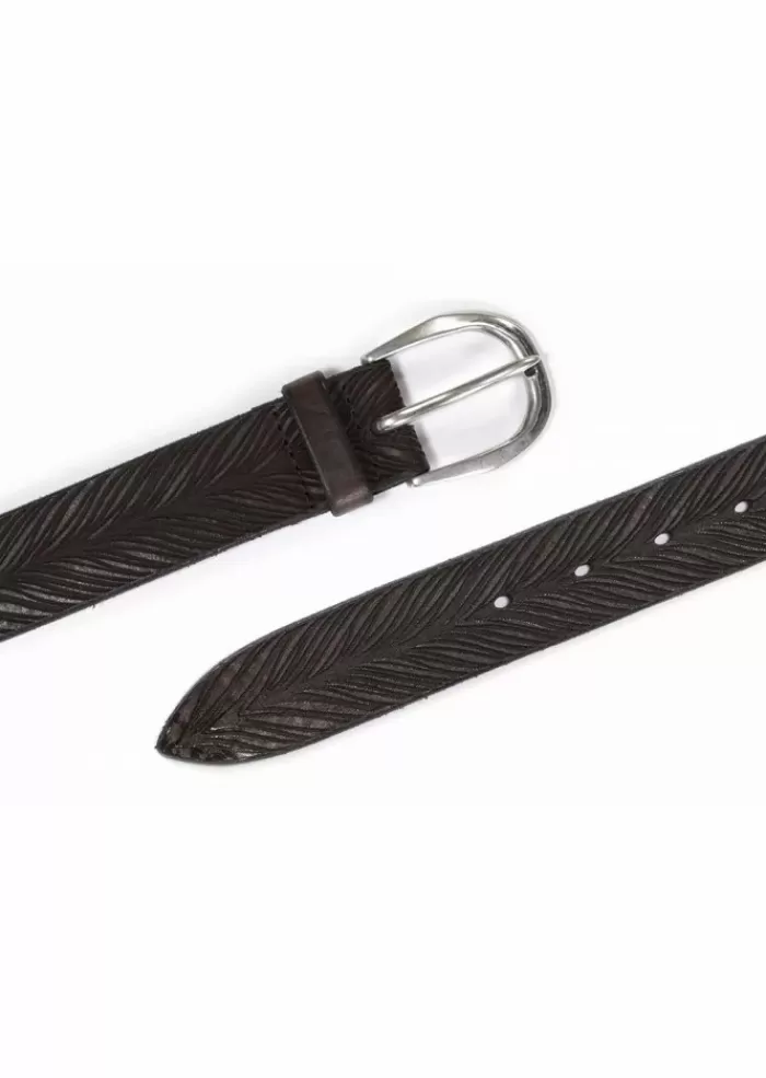 Store Cintura Uomo | U07861 Stain Marrone Ebano Cinture