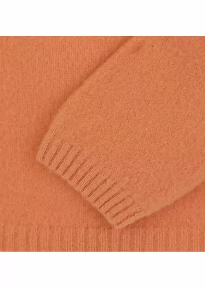Outlet | Maglione Girocollo Arancione Maglieria
