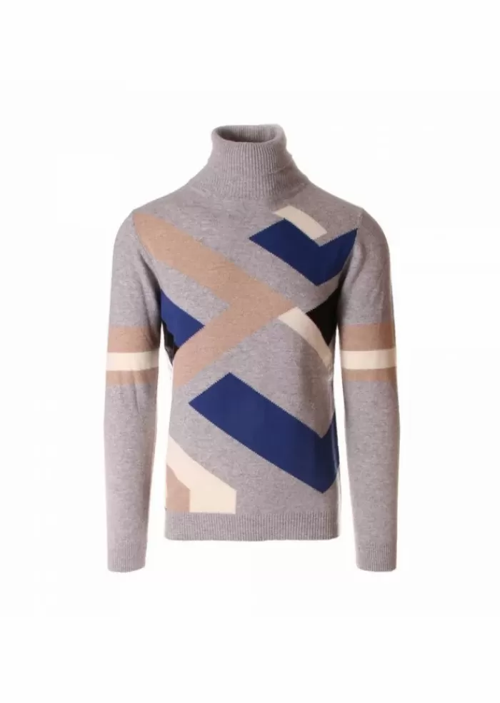 Flash Sale Dolcevita Uomo | Df 5061 Grigio Blu Maglieria