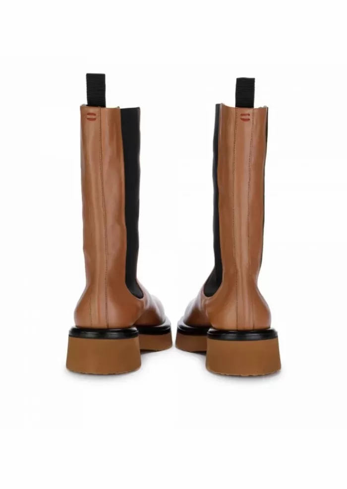 Cheap | Stivali Chelsea In Pelle Marrone Tabacco Stivali