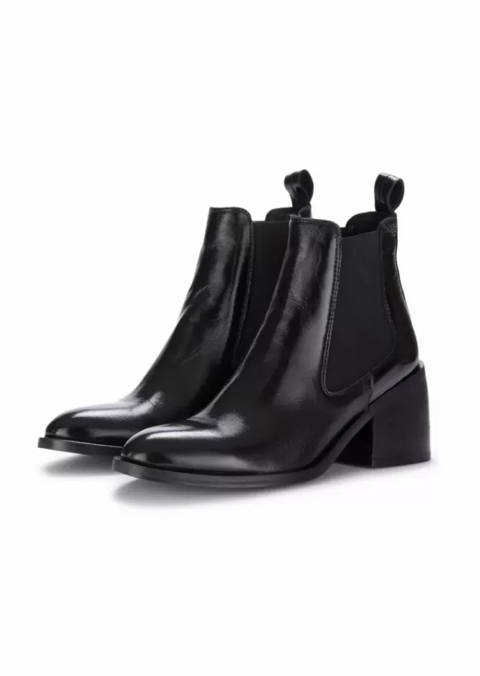 Sale | Chelsea Con Tacco Pelle Verniciata Nero Stivali