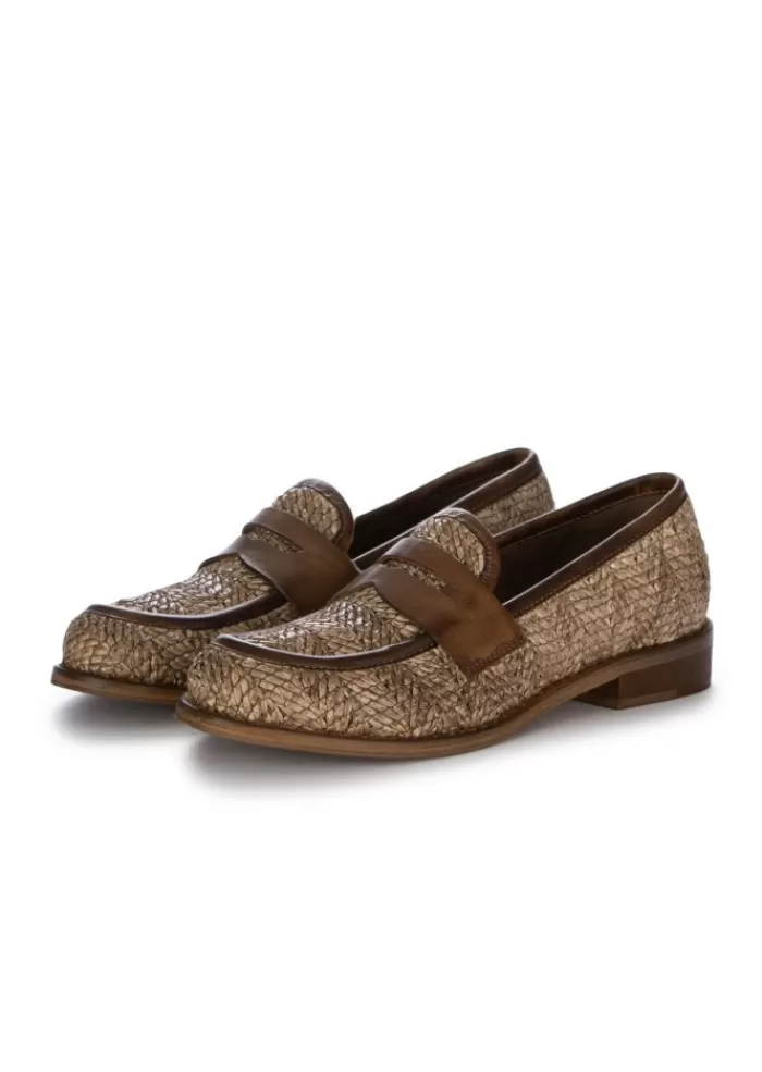 Sale | Mocassini Raffia Marrone Mocassini
