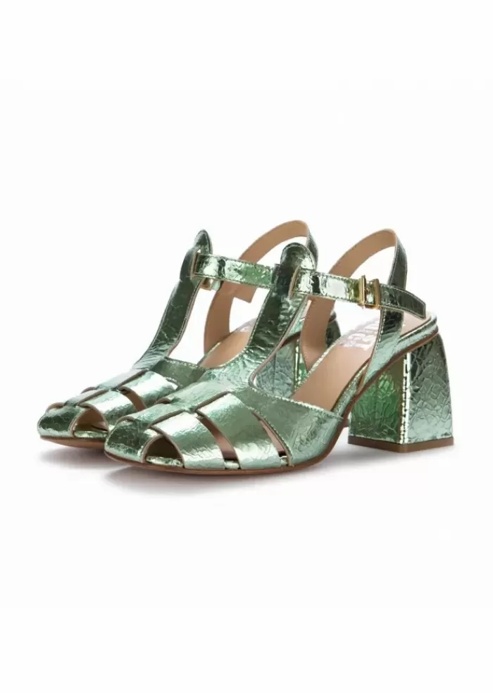 Store | Sandali Con Tacco Crack Verde Menta Sandali