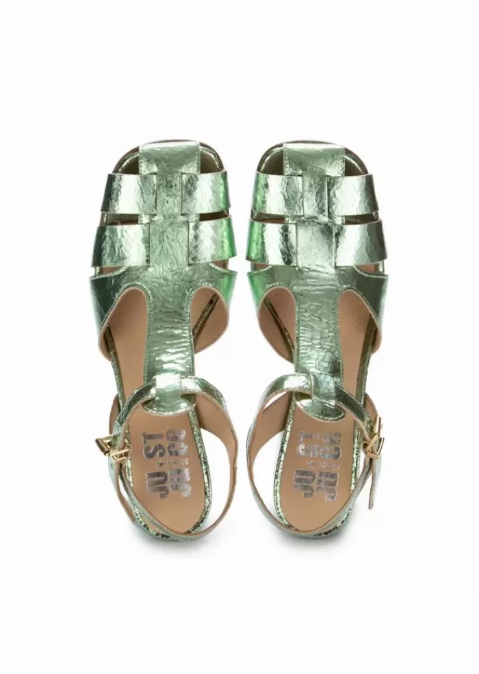 Store | Sandali Con Tacco Crack Verde Menta Sandali