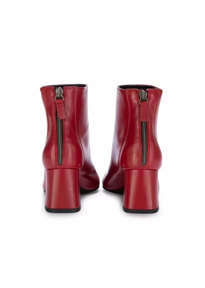 Outlet | Stivaletti Tacco Nappa Rosso Stivali