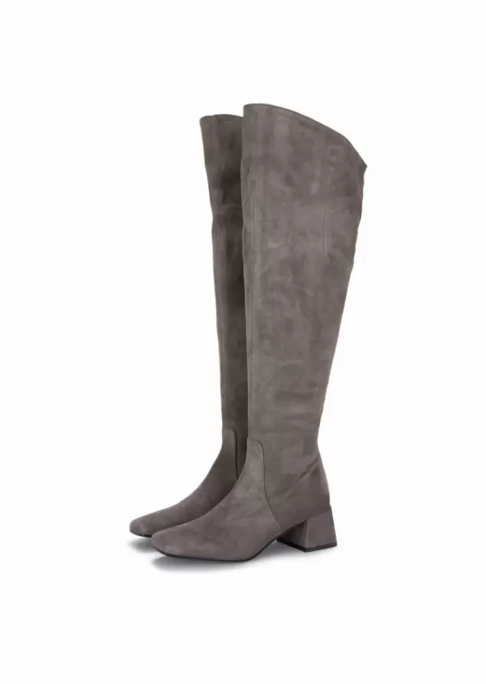 Store | Stivali Alti Camoscio Taupe Stivali