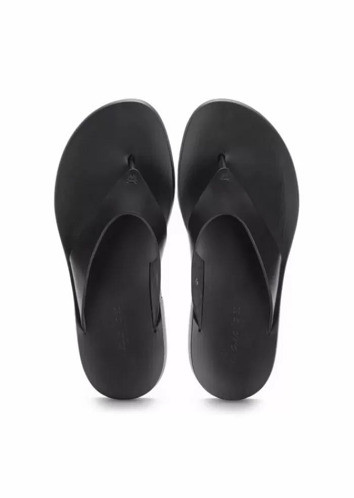 Hot | Sandali Infradito Pelle Nero Sandali