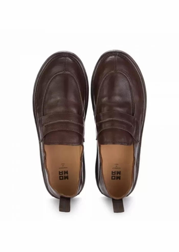 Outlet | Scarpa Mocassino Foderata In Pelle Toscano Marrone Mocassini