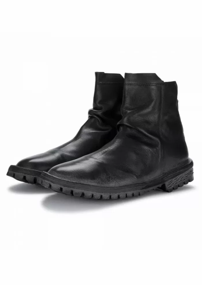 Discount | Stivaletti Con Apertura A Zip Bufalo Nero Stivali