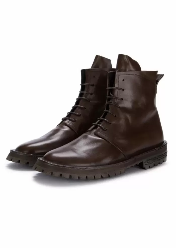 Discount | Stivali Tronchetto Pelle Tebe Testa Di Moro Stivali