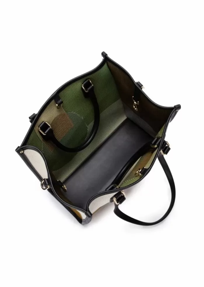 Store | Borsa A Spalla Bauhaus Bianco Marrone Giallo Tracolle