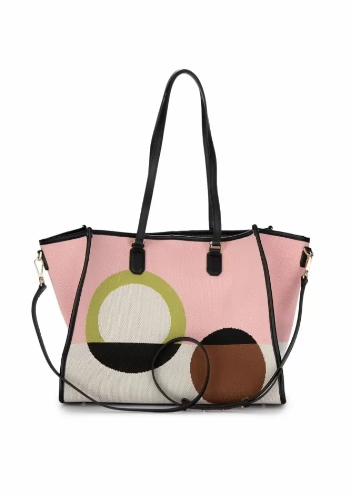 Fashion | Borsa Shopper Bauhaus Rosa Bianco Tracolle