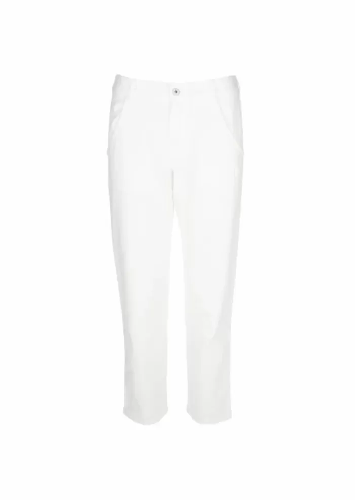 Sale | Pantaloni Cotone Bianco Pantaloni