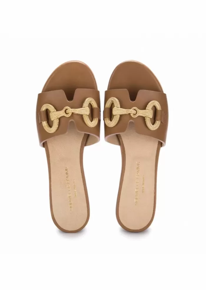 Hot | Mules Maia Gioiello Marrone Sandali