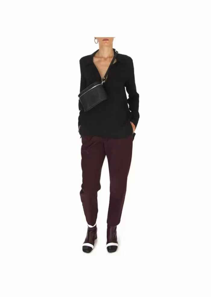 Shop Pantaloni Donna | Y9Al05 Bordeaux Scuro Pantaloni