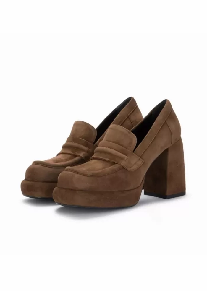 Store | Scarpe Tacco Camoscio Marrone Tacco