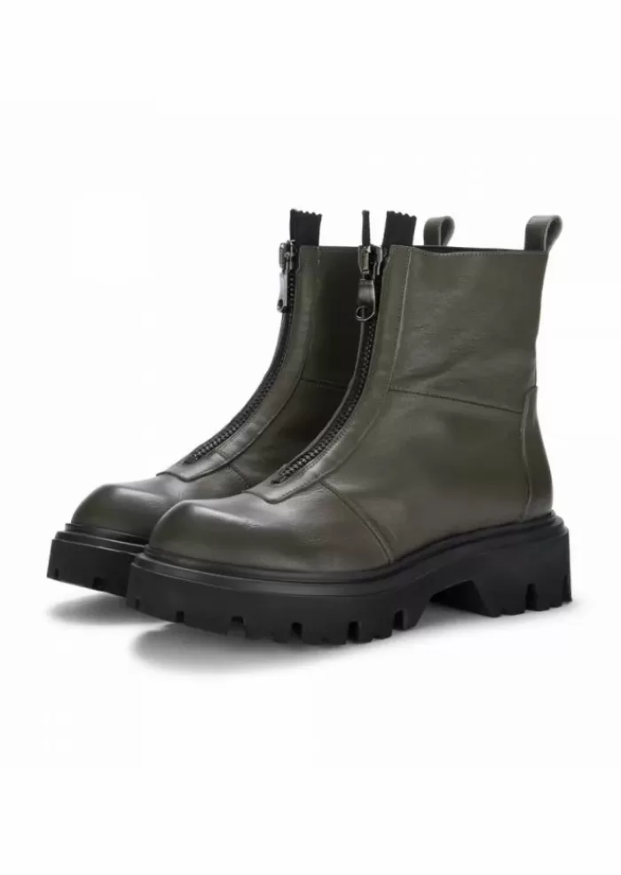 Sale | Stivali Donna Cerniera Frontale Cactus Verde Stivali