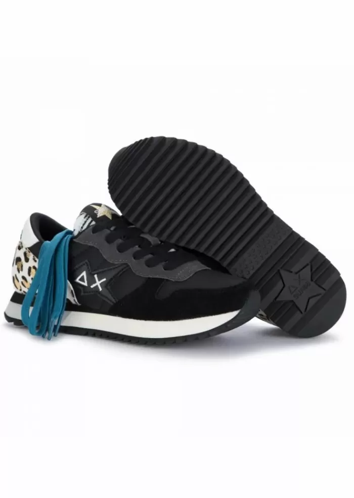 Discount | Sneakers Con Inserti In Pelle E Stampa Leopardata Nero Sneakers
