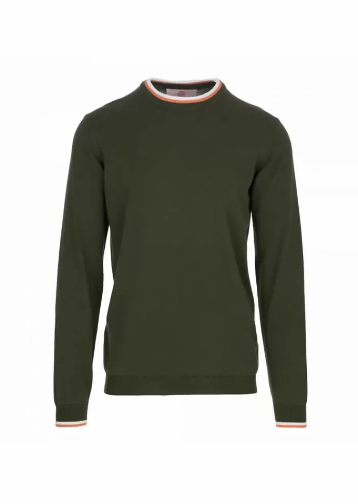 Store Wool & Co | Maglioncino Cotone Verde Maglieria