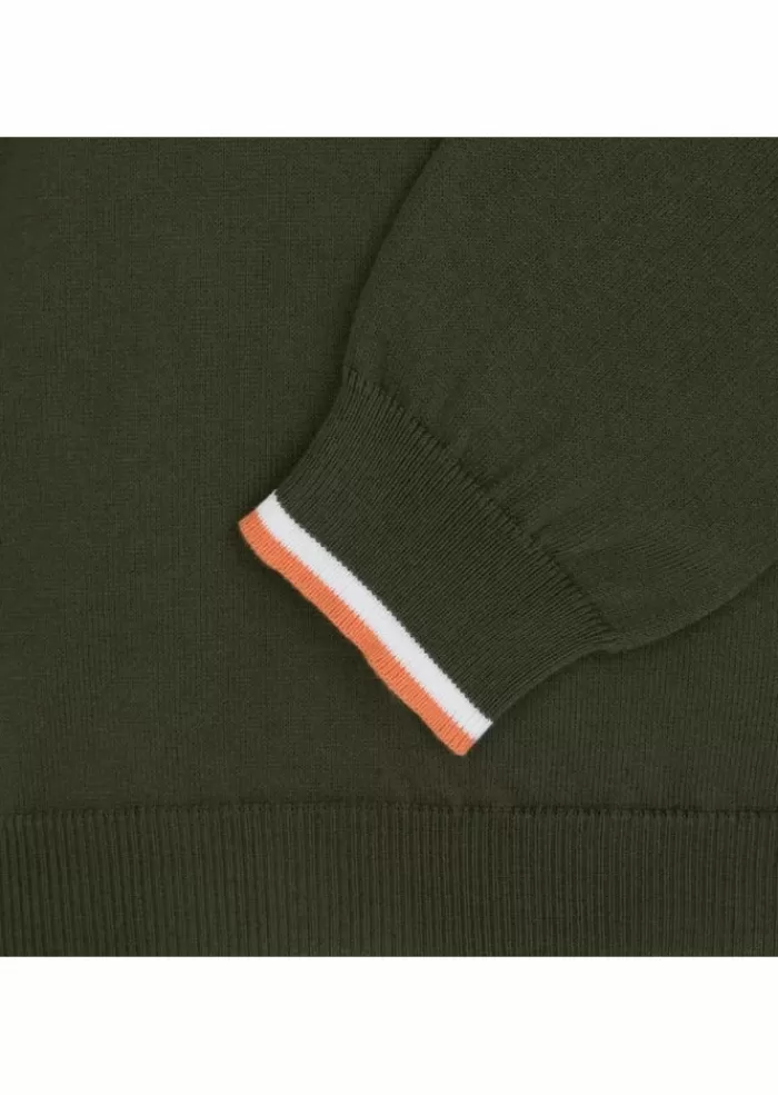Store Wool & Co | Maglioncino Cotone Verde Maglieria